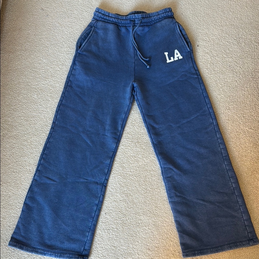Zara Blue Joggers Comfortable Casual Wear